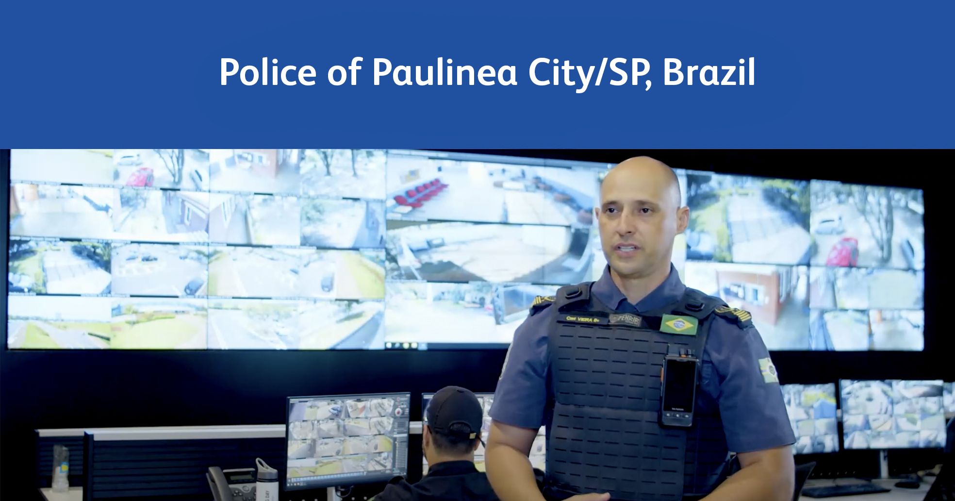 Police de Paulinea City/SP, Brésil